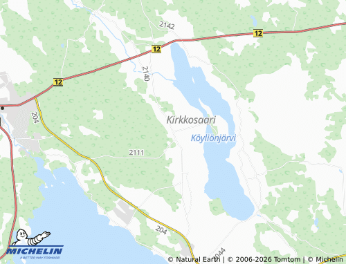 Carte MICHELIN Köyliö - ViaMichelin