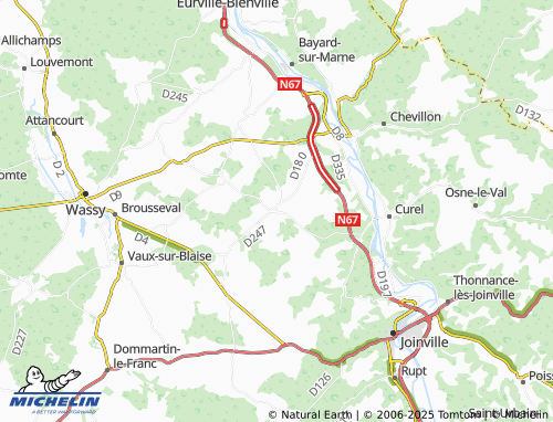 MICHELIN Maizières map - ViaMichelin
