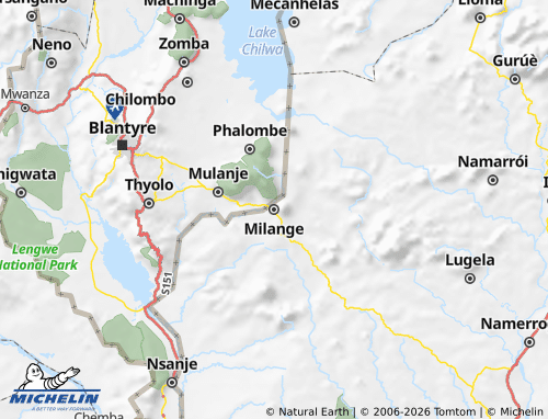 MICHELIN-Landkarte Milange - ViaMichelin