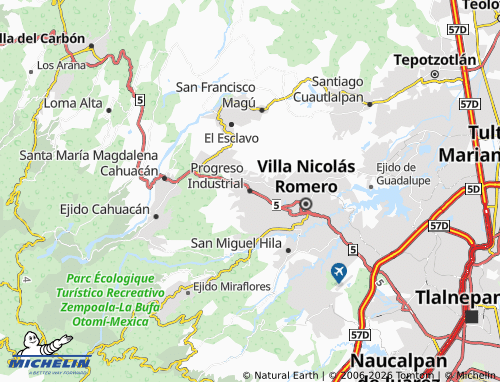 Carte MICHELIN Progreso Industrial - ViaMichelin