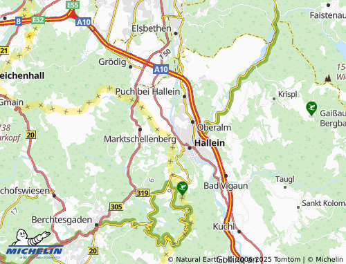 MICHELIN Kaltenhausen map - ViaMichelin