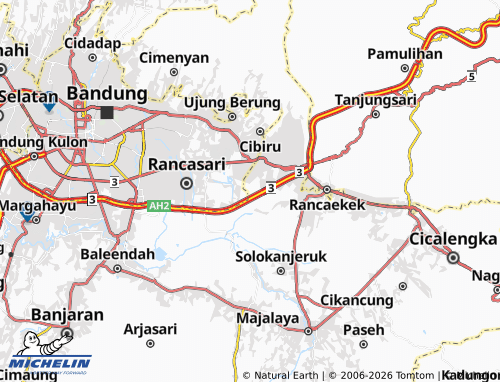 MICHELIN Cibiru Hilir map - ViaMichelin