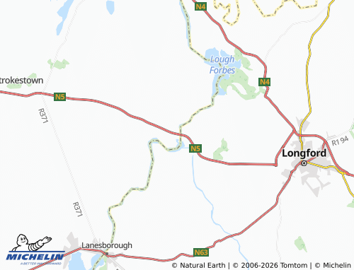 Mapa MICHELIN Termonbarry - ViaMichelin