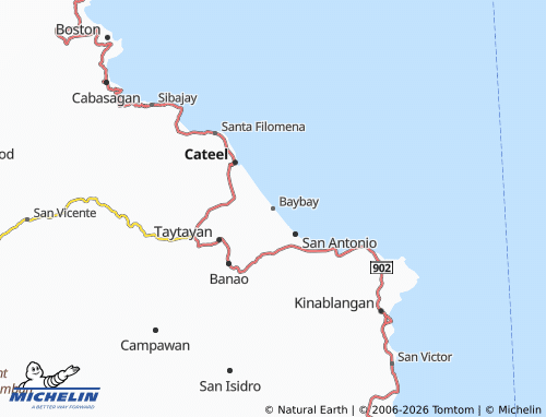 MICHELIN Baybay map - ViaMichelin
