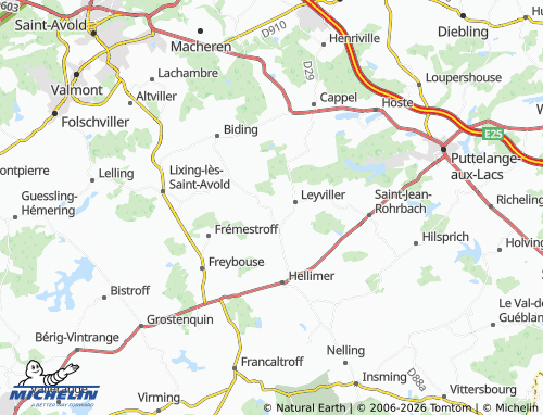 Mapa MICHELIN Altrippe - ViaMichelin