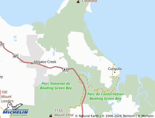 Mapa MICHELIN Cape Cleveland - ViaMichelin