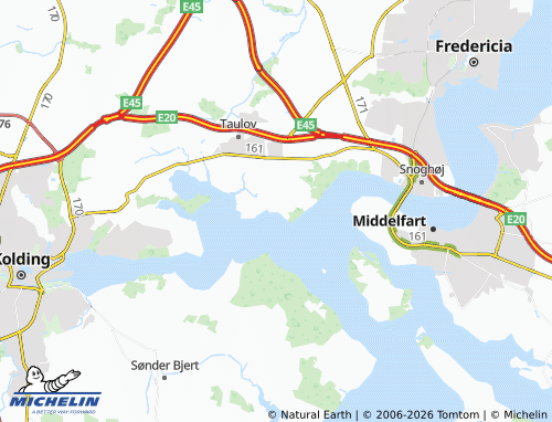 Mappa MICHELIN Skærbæk - ViaMichelin