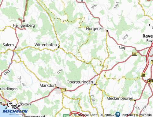 Mappa MICHELIN Urnau - ViaMichelin