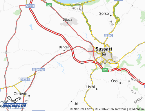 Carte MICHELIN La Landrigga - ViaMichelin