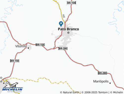 MICHELIN São Cristóvão map - ViaMichelin