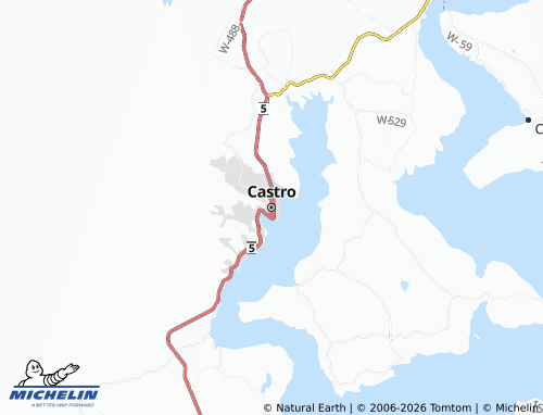 Carte MICHELIN Castro - ViaMichelin