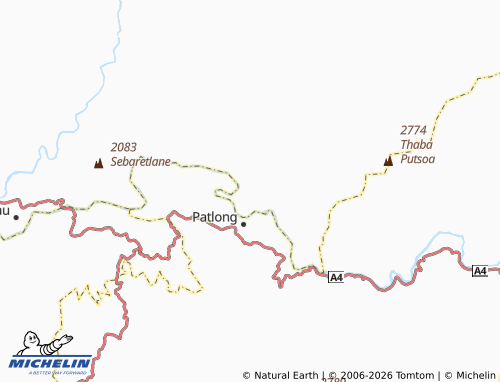 MICHELIN Ha Masupha map - ViaMichelin