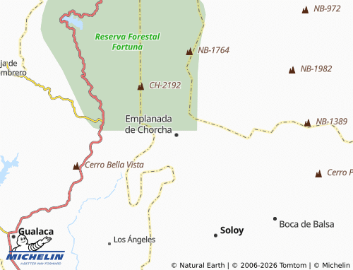 MICHELIN Emplanada de Chorcha map - ViaMichelin
