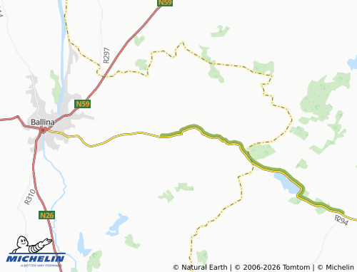 Carte MICHELIN Bonniconlon - ViaMichelin