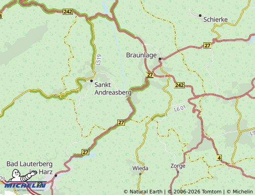 MICHELIN Oderhaus map - ViaMichelin