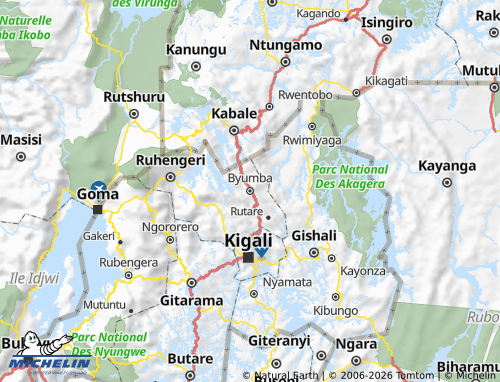 MICHELIN-Landkarte Gicumbi - ViaMichelin