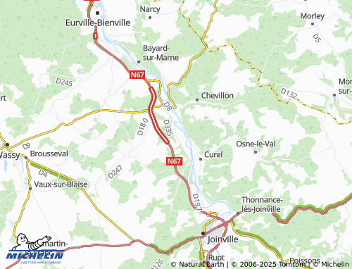 Mappa MICHELIN Breuil-sur-Marne - ViaMichelin