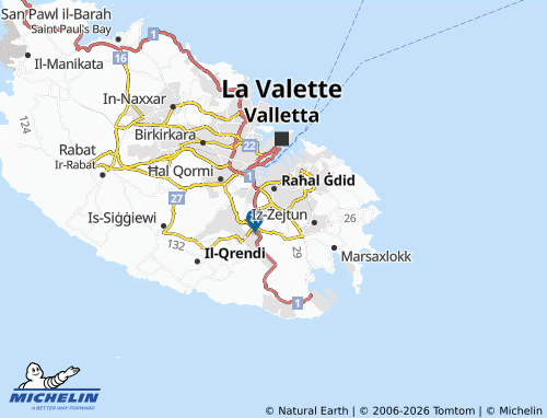 MICHELIN Santa Lucija map - ViaMichelin