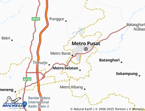 MICHELIN Metro Barat map - ViaMichelin