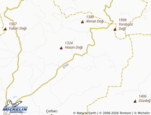 Mappa MICHELIN Çatak - ViaMichelin
