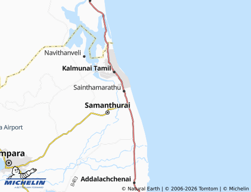 Mappa MICHELIN Sainthamaruthu 16 - ViaMichelin
