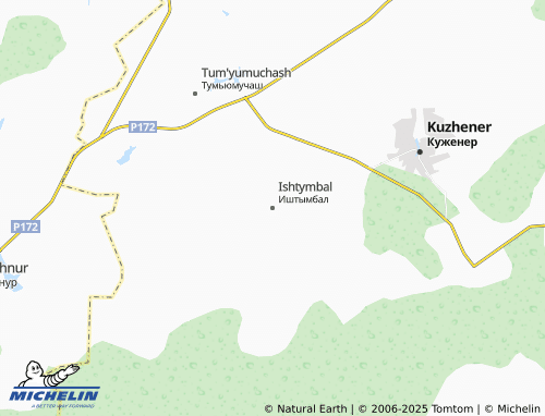 MICHELIN-Landkarte Ishtymbal - ViaMichelin
