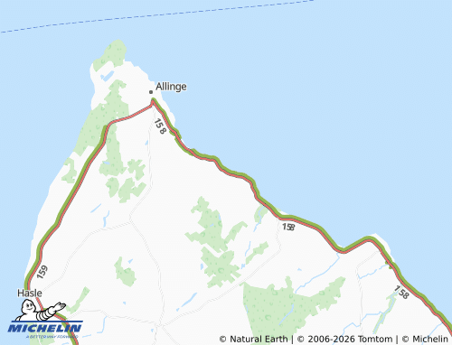 Carte MICHELIN Kås - ViaMichelin