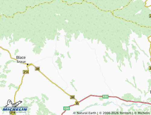 Mapa MICHELIN Zdravinje - ViaMichelin