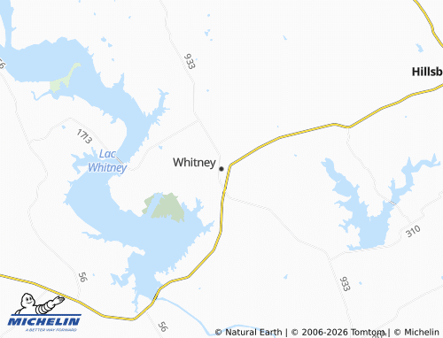 Mapa MICHELIN Whitney - ViaMichelin