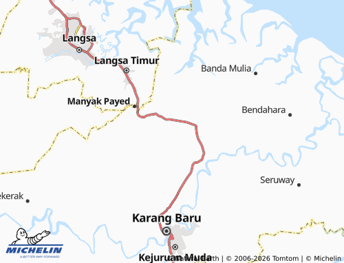 Mapa MICHELIN Buket Panjang - ViaMichelin