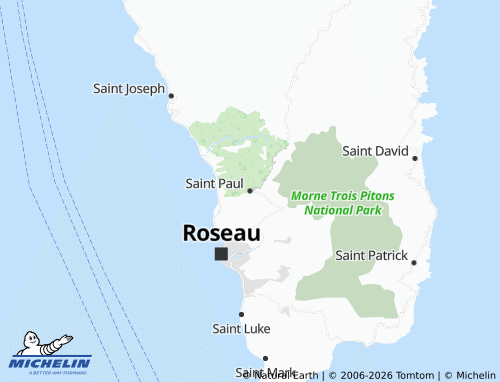 MICHELIN Saint Paul map - ViaMichelin
