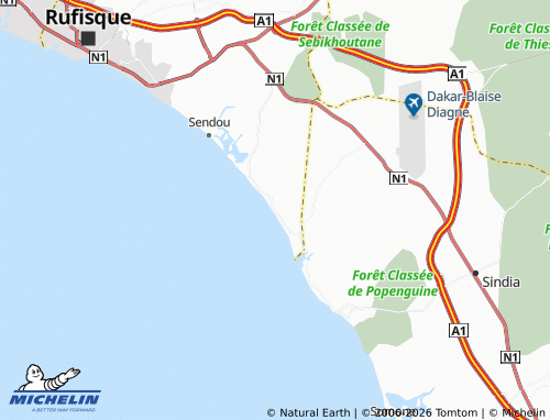 Mappa MICHELIN Niangol - ViaMichelin