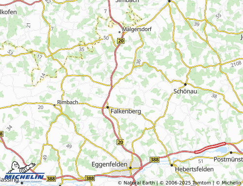 Kaart MICHELIN Obersteinbach - ViaMichelin