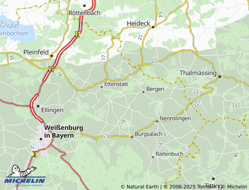 Kaart MICHELIN Geyern - ViaMichelin