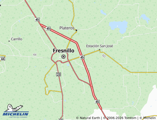 Mapa MICHELIN Las Polvaredas - ViaMichelin