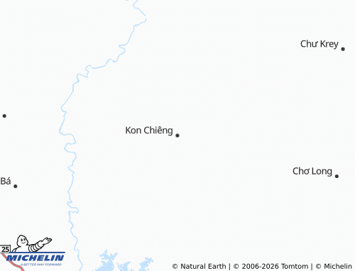 Mappa MICHELIN Kon Chiêng - ViaMichelin
