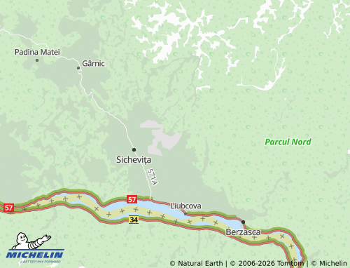 MICHELIN Brestelnic map - ViaMichelin