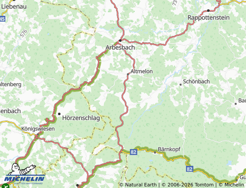MICHELIN Fichtenbach map - ViaMichelin