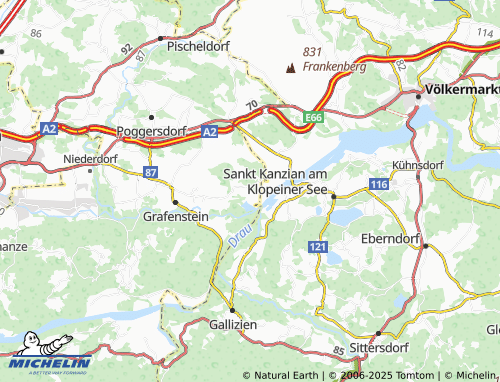 Mapa MICHELIN Lind - ViaMichelin