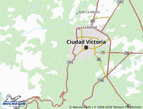 Mappa MICHELIN Tomás Yarrington Ruvalcaba - ViaMichelin
