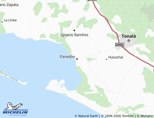 Mapa MICHELIN Paredón - ViaMichelin