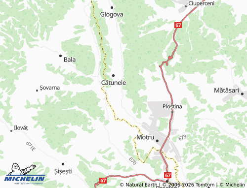 MICHELIN Valea Perilor map - ViaMichelin