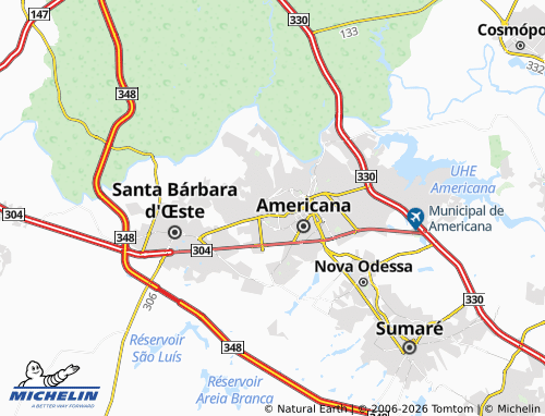 Mapa MICHELIN Vila Amorim - ViaMichelin