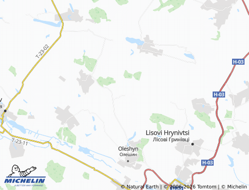 MICHELIN Velyka Kalynivka map - ViaMichelin