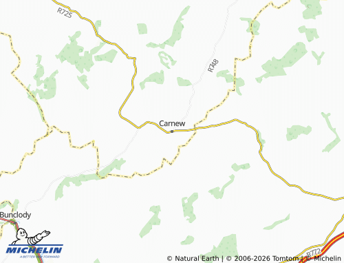 Kaart MICHELIN Carnew - ViaMichelin