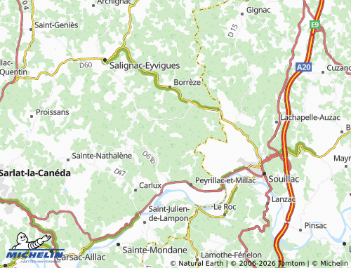Mapa MICHELIN Castang - ViaMichelin