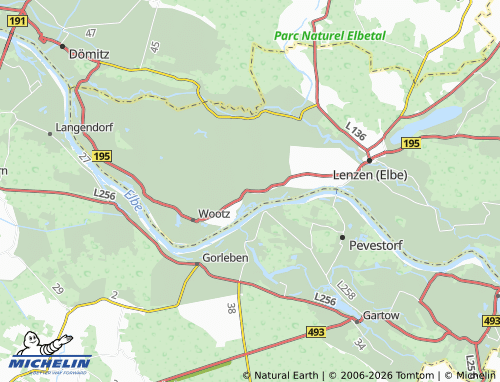 MICHELIN Mödlich map - ViaMichelin