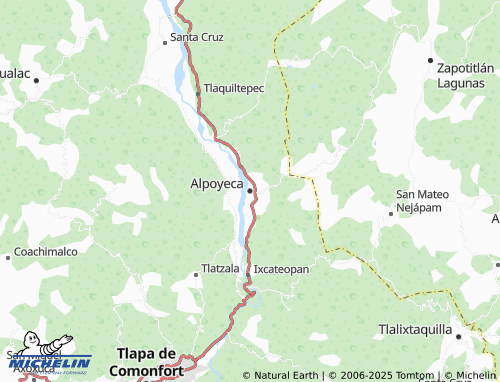 MICHELIN Alpoyeca map - ViaMichelin