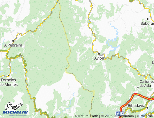 MICHELIN Rodeiro map - ViaMichelin