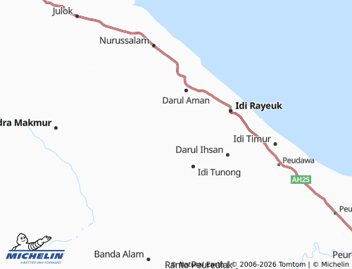 MICHELIN Seuneubok Baro map - ViaMichelin